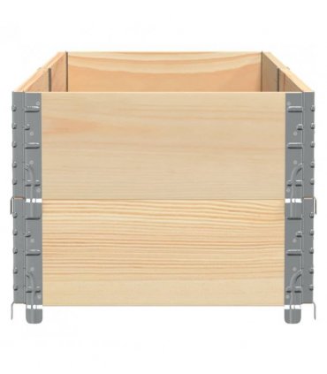 vidaXL Garden Planter 150x50 cm Solid Wood Pine — Colour: natural, Size: 150 x 50 x 41 cm