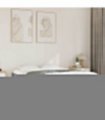 vidaXL Bed Frame | Grey Sonoma | Engineered Wood, Plywood | AU Double — Size: 140 x 200 cm