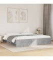 vidaXL Bed Frame | Concrete Grey | Engineered wood | King | Storage | Bed Frame — Size: 180 x 200 cm