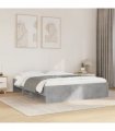 vidaXL Bed Frame | Concrete grey | Engineered wood, Plywood | Double | Bed Frame — Size: 160 x 200 cm