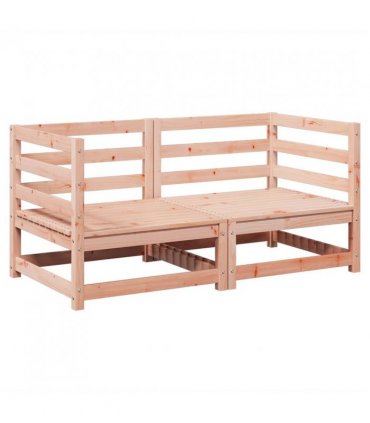 vidaXL Garden Sofa Set | Reddish-brown | Solid Douglas Fir Wood | Medium — Colour: natural douglas
