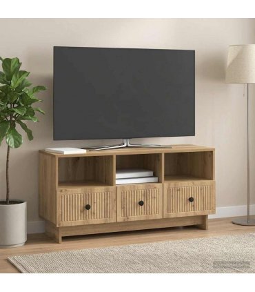 vidaXL TV Cabinet Artisan Oak 102 x 34.5 x 50 cm Engineered Wood