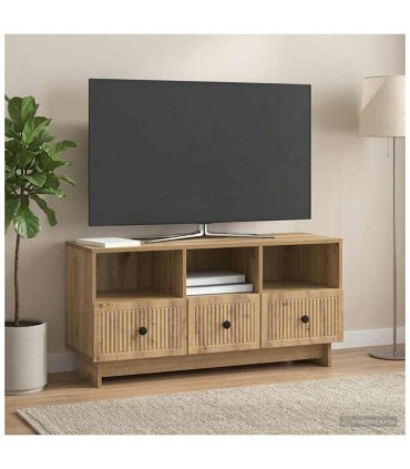 vidaXL TV Cabinet Artisan Oak 102 x 34.5 x 50 cm Engineered Wood
