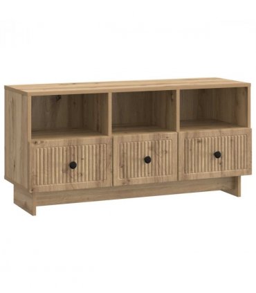vidaXL TV Cabinet Artisan Oak 102 x 34.5 x 50 cm Engineered Wood