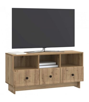 vidaXL TV Cabinet Artisan Oak 102 x 34.5 x 50 cm Engineered Wood