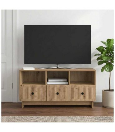 vidaXL TV Cabinet Artisan Oak 102 x 34.5 x 50 cm Engineered Wood