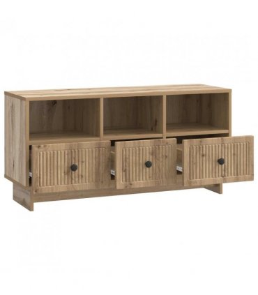 vidaXL TV Cabinet Artisan Oak 102 x 34.5 x 50 cm Engineered Wood
