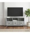 vidaXL TV Cabinet Grey Sonoma 102 x 34.5 x 50 cm Engineered Wood