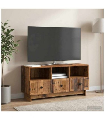 vidaXL TV Cabinet Old Wood 102 x 34.5 x 50 cm Engineered Wood