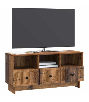 vidaXL TV Cabinet Old Wood 102 x 34.5 x 50 cm Engineered Wood