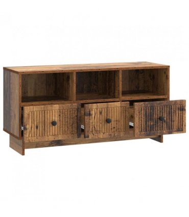 vidaXL TV Cabinet Old Wood 102 x 34.5 x 50 cm Engineered Wood