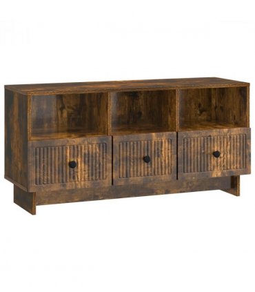vidaXL TV Cabinet Smoked Oak 102 x 34.5 x 50 cm Engineered Wood