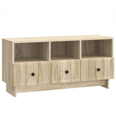 vidaXL TV Cabinet Sonoma Oak 102 x 34.5 x 50 cm Engineered Wood
