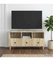 vidaXL TV Cabinet Sonoma Oak 102 x 34.5 x 50 cm Engineered Wood — V0672121040