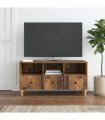 vidaXL TV Cabinet Old Wood 102 x 34.5 x 50 cm Engineered Wood — V0672121042