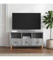 vidaXL TV Cabinet Grey Sonoma 102 x 34.5 x 50 cm Engineered Wood — V0672121045