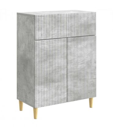 vidaXL Sideboard Concrete Grey 66 x 34.5 x 90 cm Engineered Wood