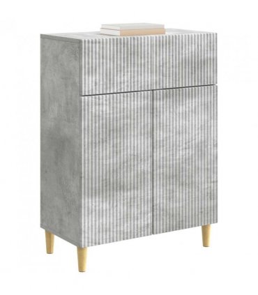 vidaXL Sideboard Concrete Grey 66 x 34.5 x 90 cm Engineered Wood