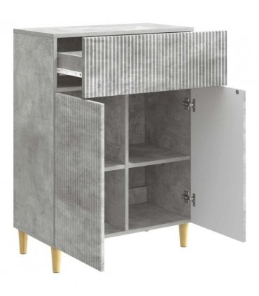 vidaXL Sideboard Concrete Grey 66 x 34.5 x 90 cm Engineered Wood
