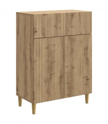 vidaXL Sideboard Artisan Oak 66 x 34.5 x 90 cm Engineered Wood