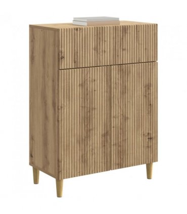 vidaXL Sideboard Artisan Oak 66 x 34.5 x 90 cm Engineered Wood