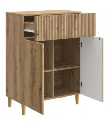 vidaXL Sideboard Artisan Oak 66 x 34.5 x 90 cm Engineered Wood