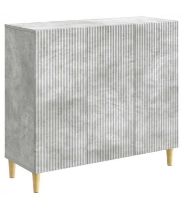 vidaXL Sideboard Concrete Grey 89 x 34.5 x 80 cm Engineered Wood — V0672121062
