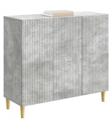 vidaXL Sideboard Concrete Grey 89 x 34.5 x 80 cm Engineered Wood — V0672121062