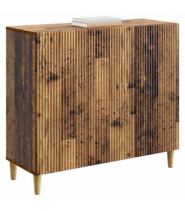 vidaXL Sideboard Old Wood 89 x 34.5 x 80 cm Engineered Wood — V0672121063