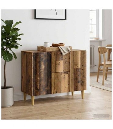 vidaXL Sideboard Old Wood 89 x 34.5 x 60 cm Engineered Wood