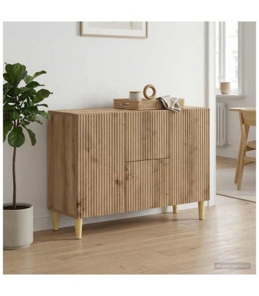 vidaXL Sideboard Artisan Oak 89 x 34.5 x 60 cm Engineered Wood
