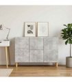 vidaXL Sideboard Concrete Grey 89 x 34.5 x 60 cm Engineered Wood