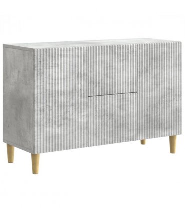 vidaXL Sideboard Concrete Grey 89 x 34.5 x 60 cm Engineered Wood