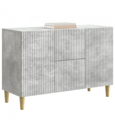 vidaXL Sideboard Concrete Grey 89 x 34.5 x 60 cm Engineered Wood