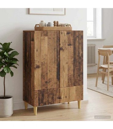 vidaXL Sideboard Old Wood 66 x 34.5 x 95 cm Engineered Wood