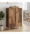 vidaXL Sideboard Old Wood 66 x 34.5 x 95 cm Engineered Wood