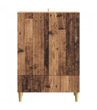 vidaXL Sideboard Old Wood 66 x 34.5 x 95 cm Engineered Wood