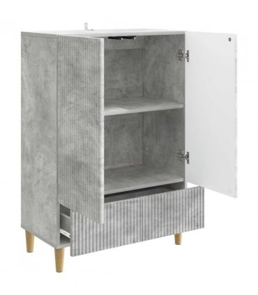 vidaXL Sideboard Concrete Grey 66 x 34.5 x 95 cm Engineered Wood