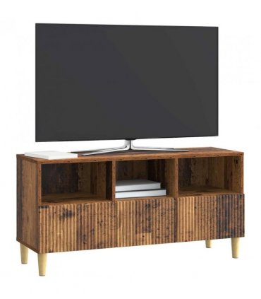 vidaXL TV Cabinet Old Wood 102 x 34.5 x 50 cm Engineered Wood — V0672121082