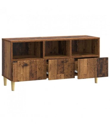 vidaXL TV Cabinet Old Wood 102 x 34.5 x 50 cm Engineered Wood — V0672121082
