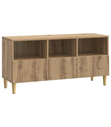 vidaXL TV Cabinet Artisan Oak 102 x 34.5 x 50 cm Engineered Wood — V0672121084