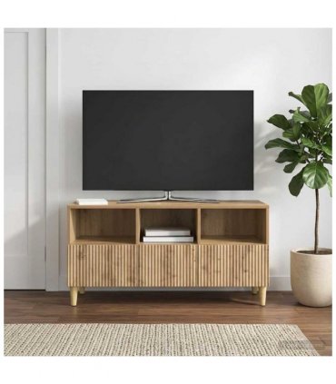 vidaXL TV Cabinet Artisan Oak 102 x 34.5 x 50 cm Engineered Wood — V0672121084