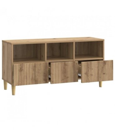 vidaXL TV Cabinet Artisan Oak 102 x 34.5 x 50 cm Engineered Wood — V0672121084