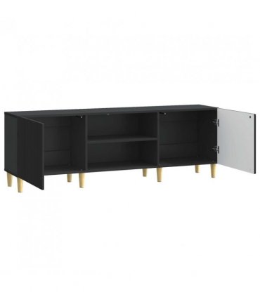 vidaXL TV Cabinet Black 150 x 31 x 50 cm Engineered Wood