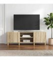 vidaXL TV Cabinet Sonoma Oak 150 x 31 x 50 cm Engineered Wood