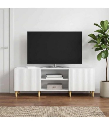 vidaXL TV Cabinet High Gloss White 150 x 31 x 50 cm Engineered Wood