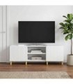 vidaXL TV Cabinet High Gloss White 150 x 31 x 50 cm Engineered Wood