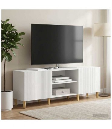 vidaXL TV Cabinet High Gloss White 150 x 31 x 50 cm Engineered Wood