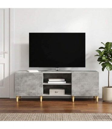 vidaXL TV Cabinet Concrete Grey 150 x 31 x 50 cm Engineered Wood