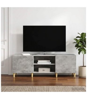vidaXL TV Cabinet Concrete Grey 150 x 31 x 50 cm Engineered Wood